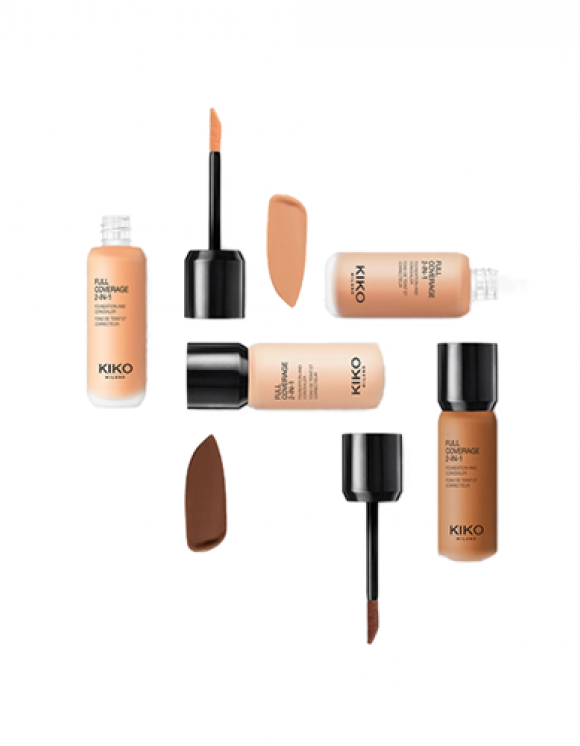KIKO Milano  2 в 1 - покривен фон дьо тен и коректор